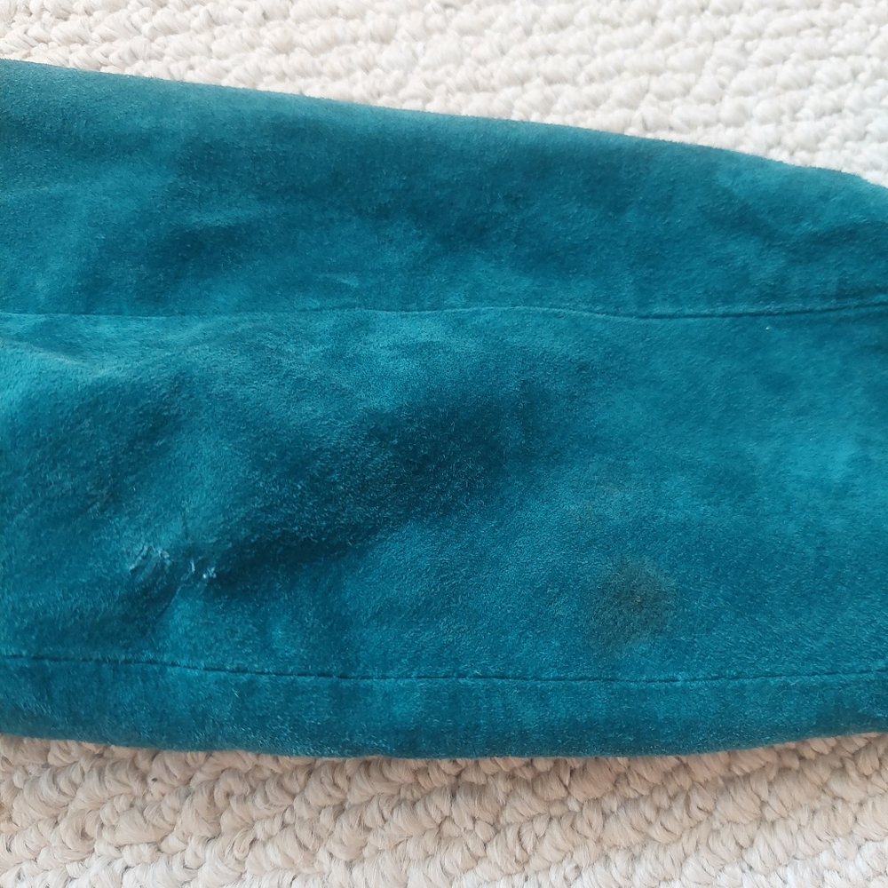 Turquoise button up jacket - Picture 4 of 6